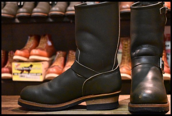 8D 良品 PT99刺繍】レッドウィング 8273 エンジニア 緑 カンガタン