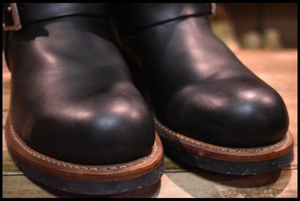8D 良品 11年】レッドウィング 2268 エンジニア 黒 ブラッククローム