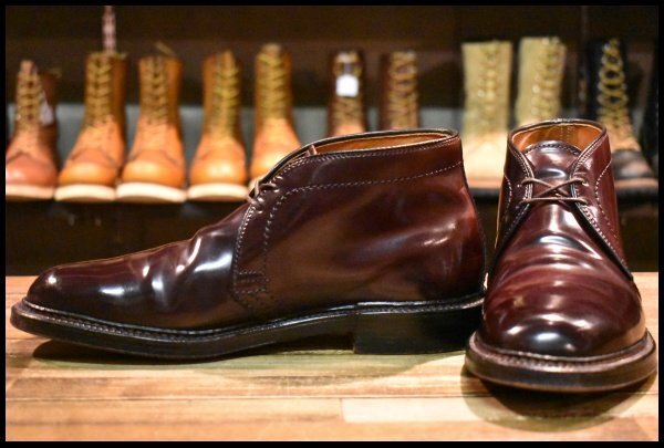 7D 良品】ALDEN オールデン 1339 チャッカ バーガンディ コードバン