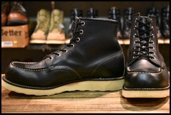 10E 良品 羽タグ 00年】レッドウィング 8179 アイリッシュセッター 黒