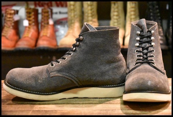 8D 良品 羽タグ BEAMS別注 00年】レッドウィング 8872 スエード アイ