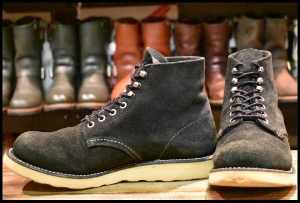 8.5D 良品 BEAMS別注 03年】レッドウィング 8174 黒スエード アイ