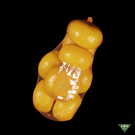 みかん1kg用ネット】無地45プラマーク（無地ラベル付）赤 | 株式会社