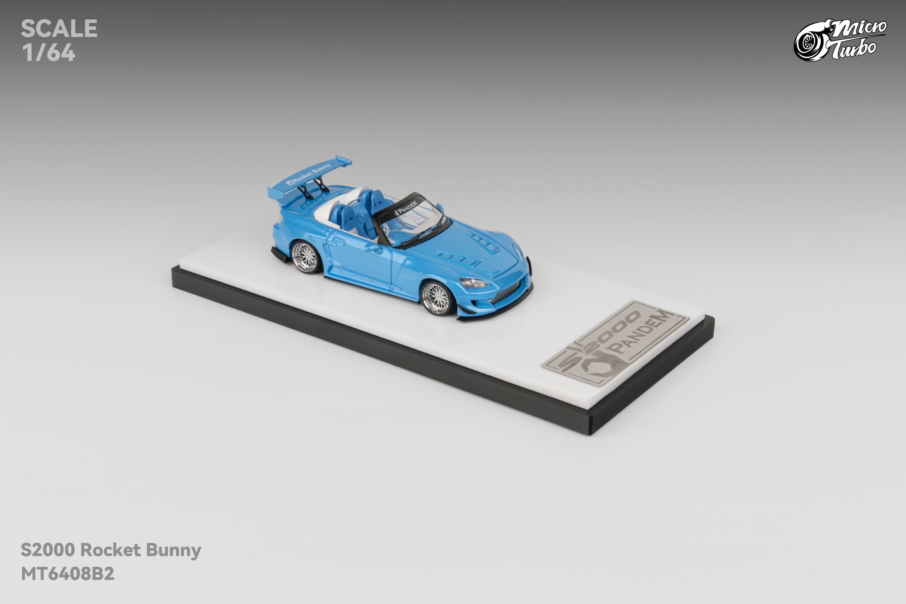 Microturbo 1:64 Custom S2000 RB - Metallic Blue MT6408B2 – Horizon