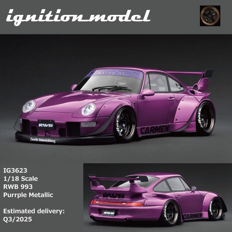 イグニッションモデル 1⁄18 PORSCHE 993 RWB Pink Pig イグニッション