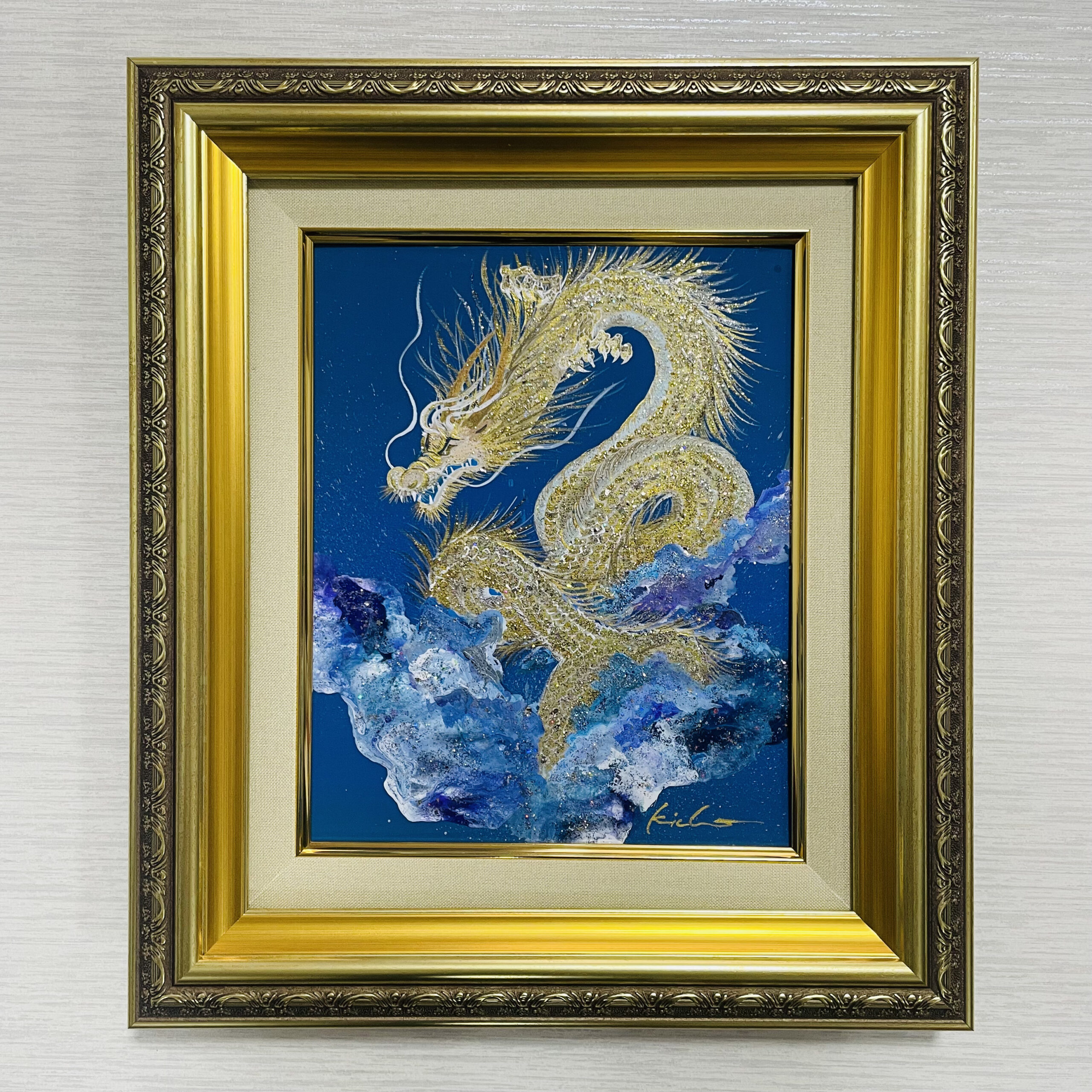 専用ページ【2Lサイズ】開運絵画 鶴 亀 金のなる木 太陽 大吉数入