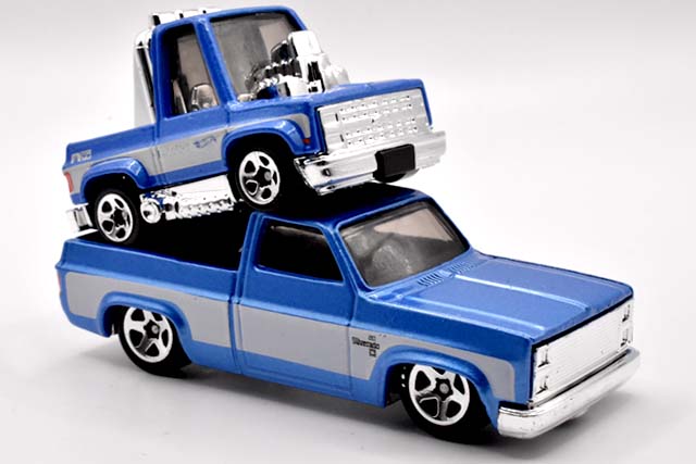 TOON'D '83 CHEVY SILVERADOのレビュー！”ホットウィールのチョロQ”な