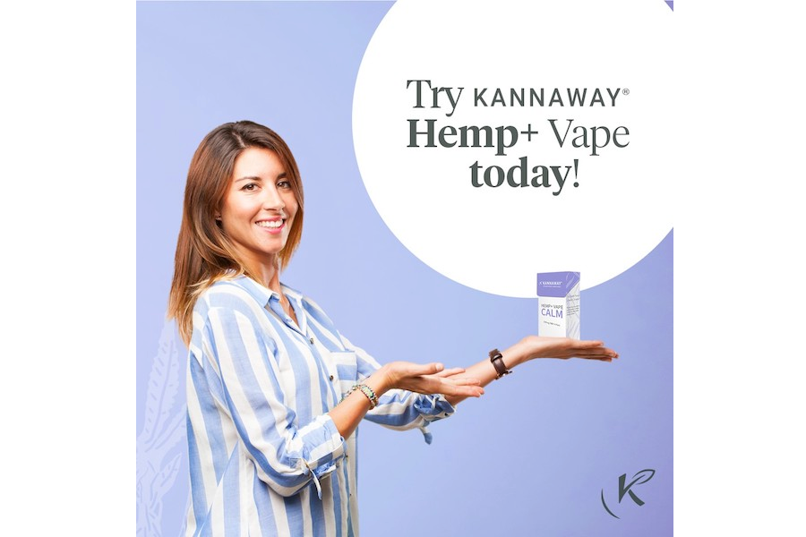 CBD for Hotels by Kannaway – RELAX – Hemp CBD Vape 'Calm'– Mango