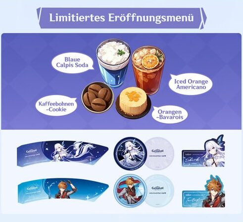 原神 ドイツhoyoverseカフェ ヌヴィレット コースター 原神 ドイツ