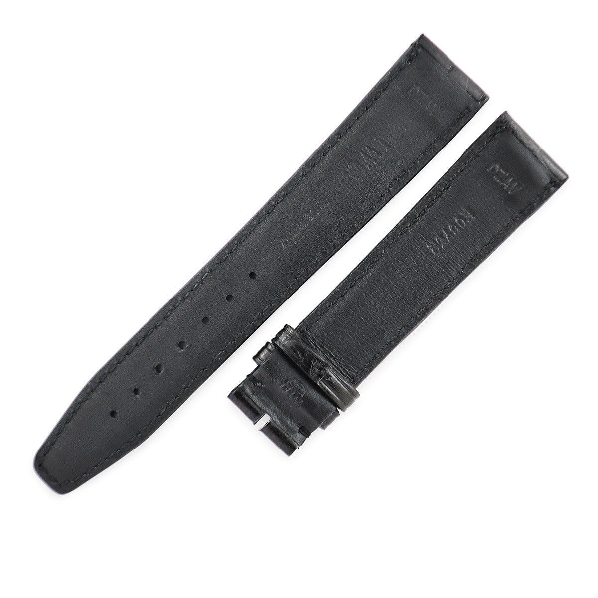 IWC IWC ブラック クロコダイル 腕時計パーツ 新品同様 純正 替え