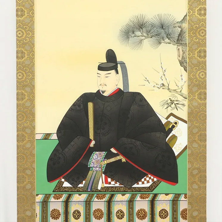 コンパクトな掛軸の天神様です。 川田芳好堂ぶろぐ