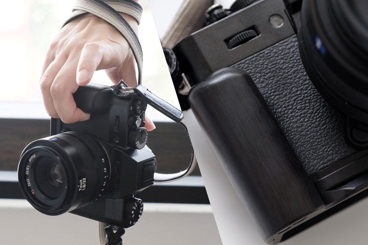 富士フイルム X-T30 X-T20用のWEPOTO木製グリップがおすすめ！アルカ