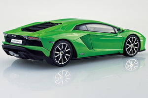 Aoshima Snap Kit 1/32 Lamborghini Aventedor S Pearl Green #12-D