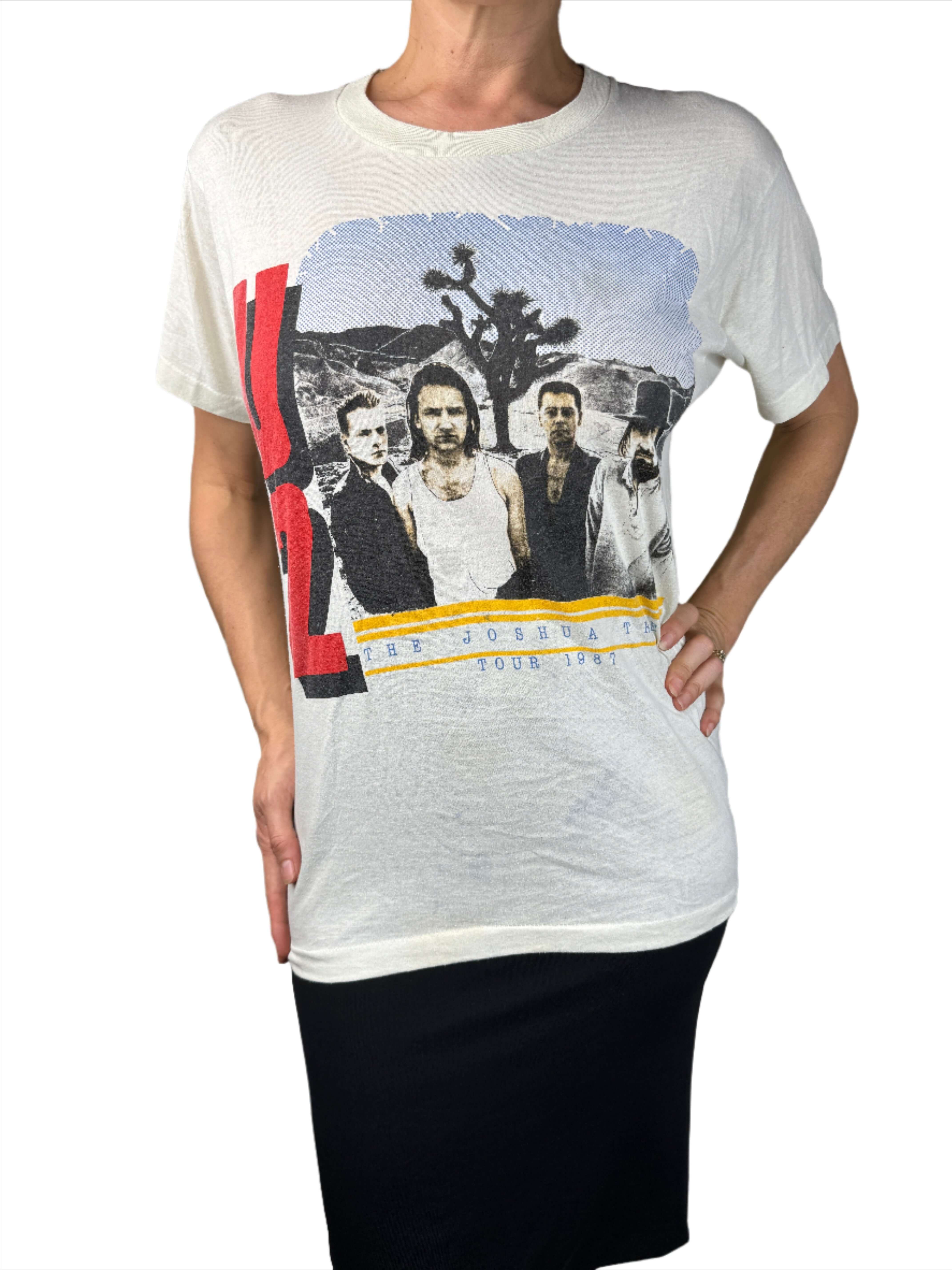 U2 Band Joshua Tree Band Tour T-Shirt 1987 – dba House of Strut