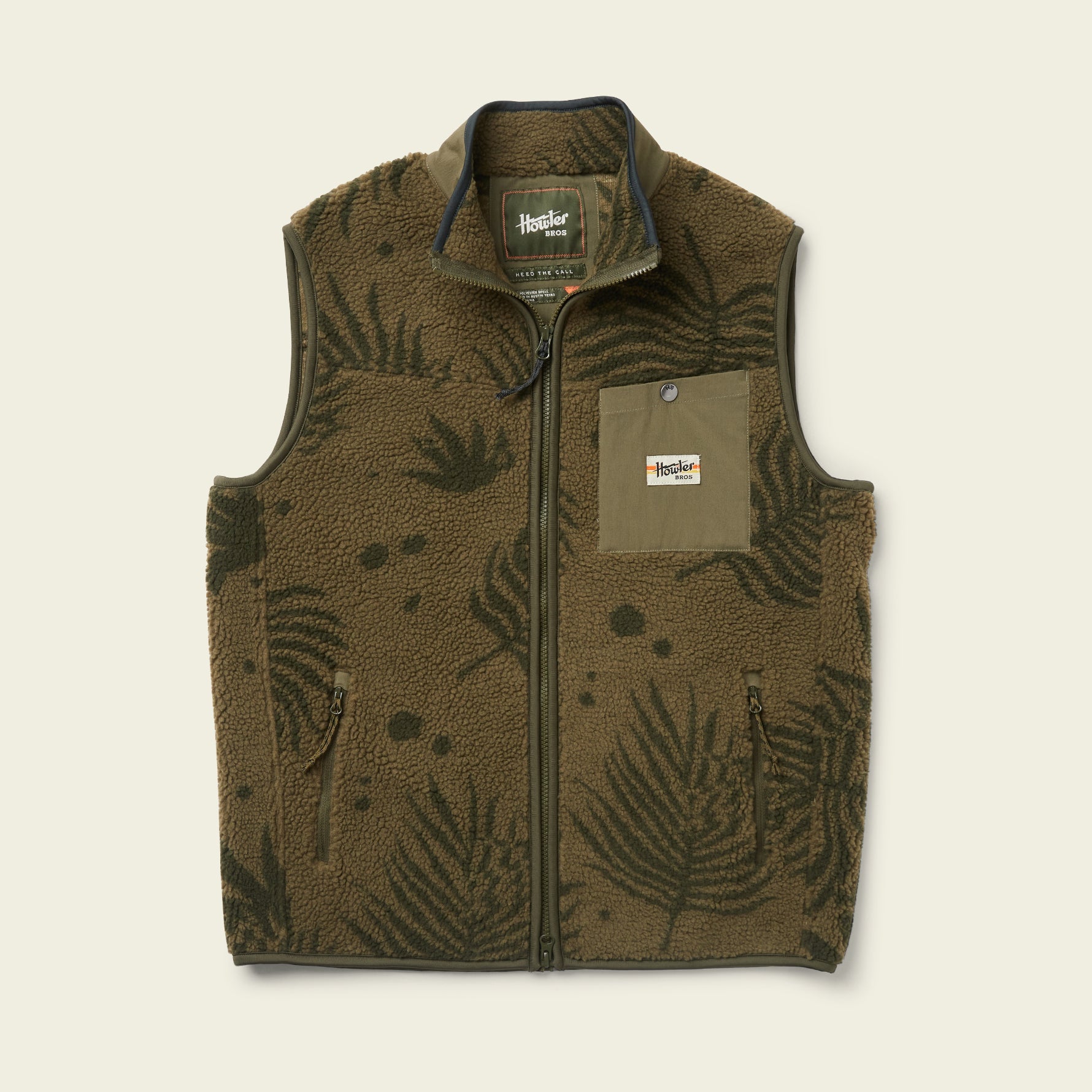 Chisos Fleece Vest - Forest Floor : Frond – HOWLER BROTHERS