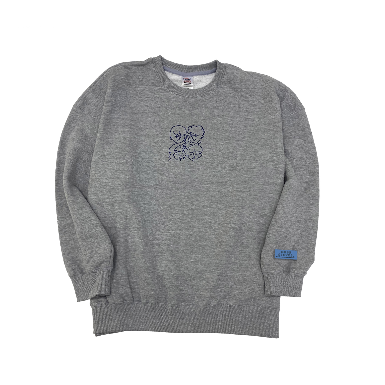 メンバー刺繍スウェット［グレー］ | ハンブレッダーズオフィシャル