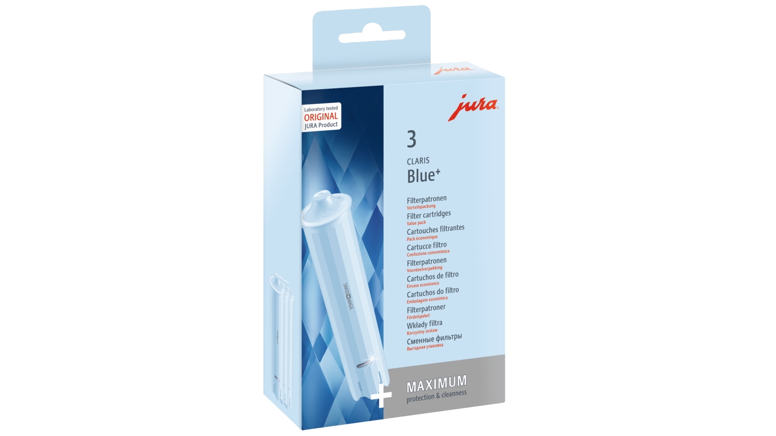 Jura CLARIS Blue+ 3-Pack Filters | Harvey Norman