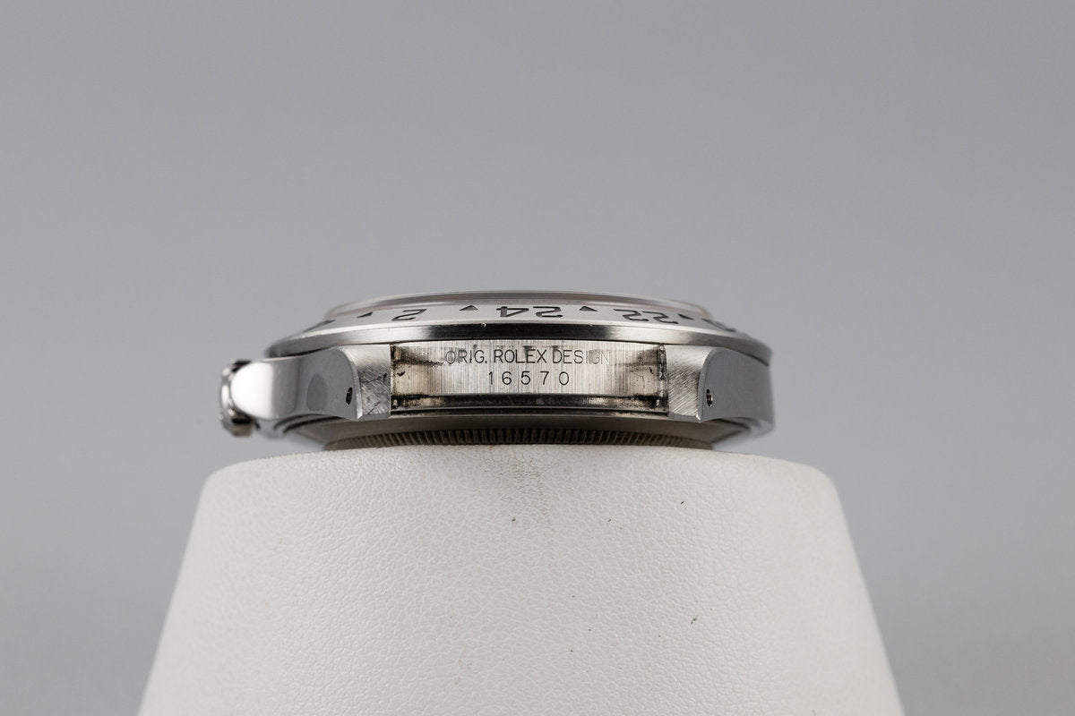 HQ Milton - 1999 Rolex Explorer II 16570 Black Dial with Box and