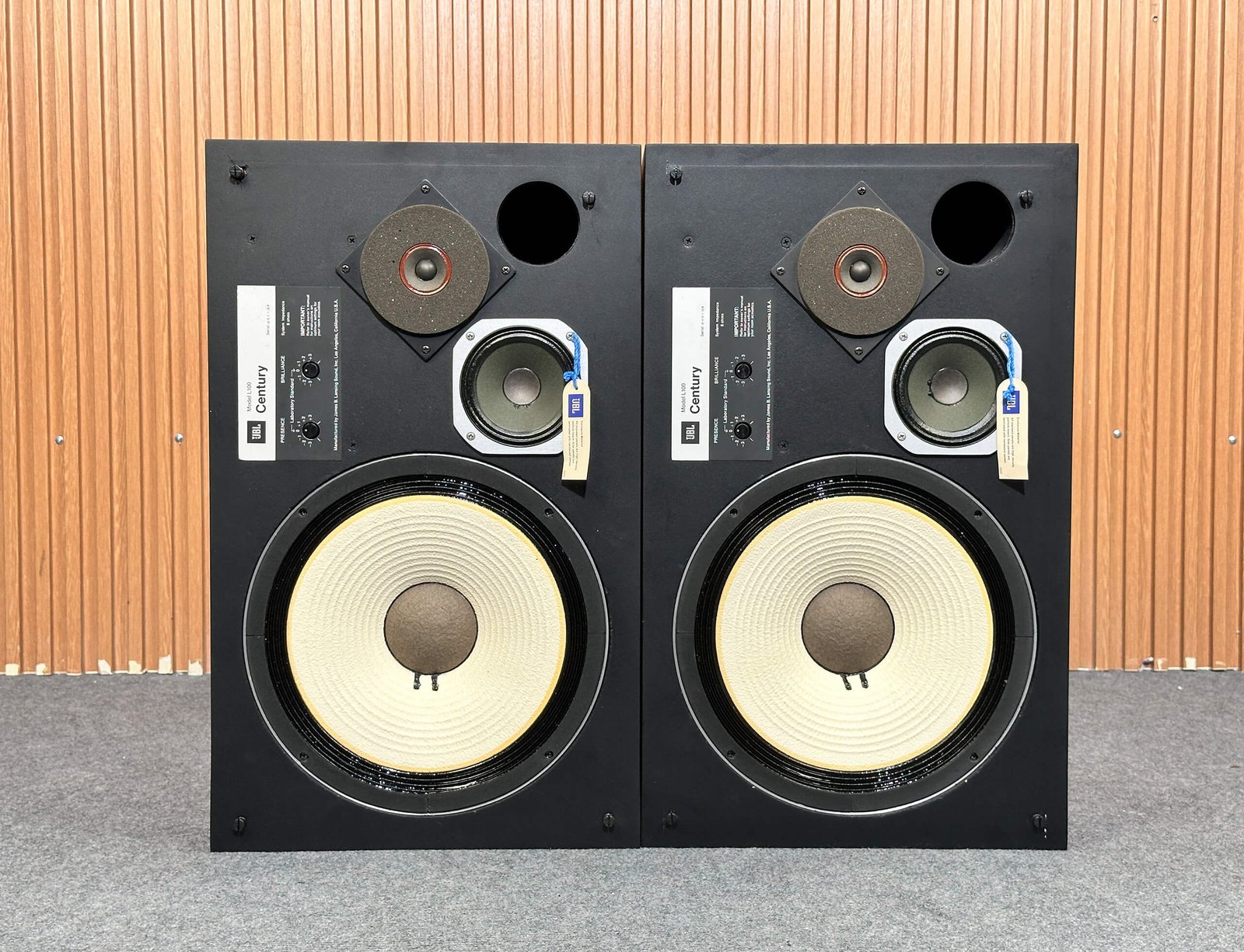 EXCELLENT JBL L100 CENTURY SPEAKERS – 1-YEAR WRT – LEGENDARY