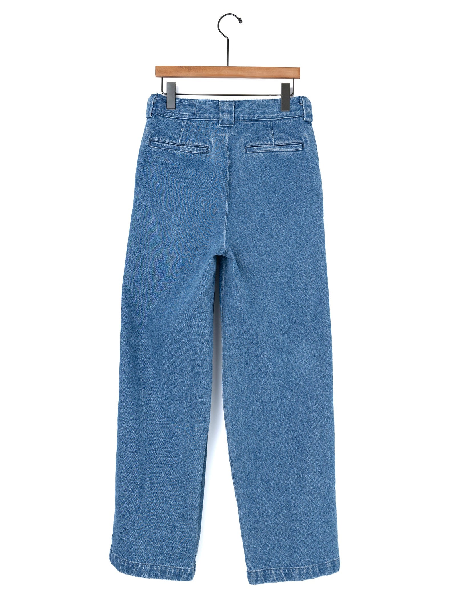 KURO | BIG TUCK DENIM TROUSER – H+HELIOTROPE