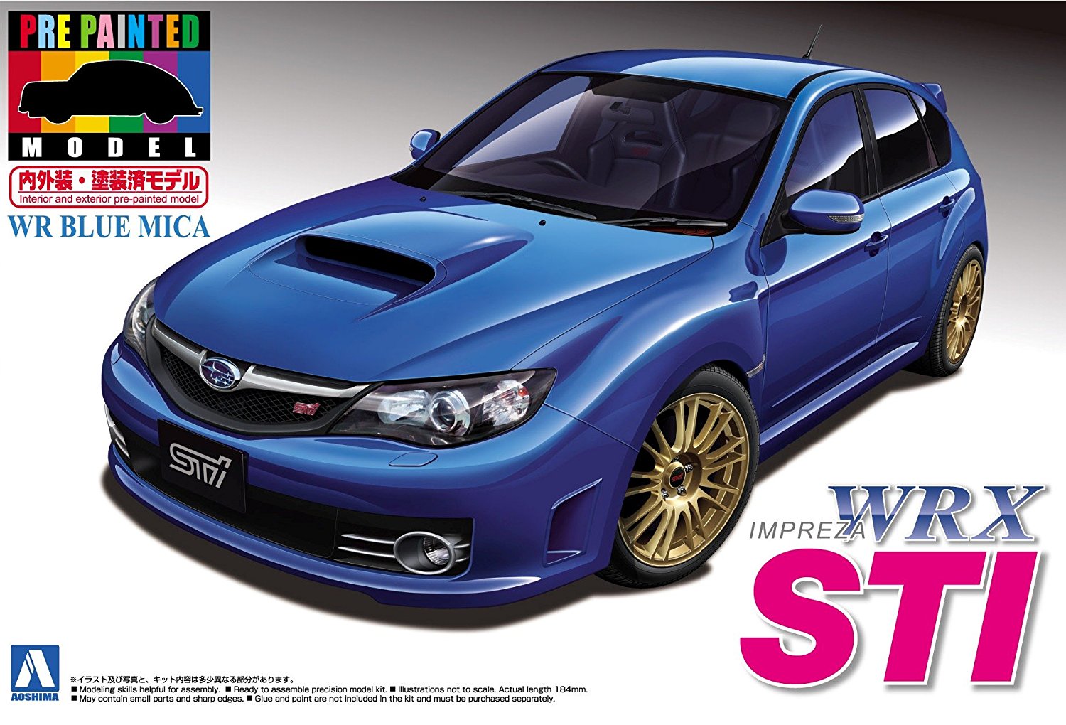 1/24 GRB インプレッサ WRX STI 5door '07 (WRブルー・マイカ)☆再生産