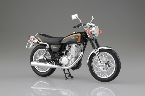 SKYNET 1/12 YAMAHA SR400 ブラックゴールド * | 鉄道模型・プラモデル