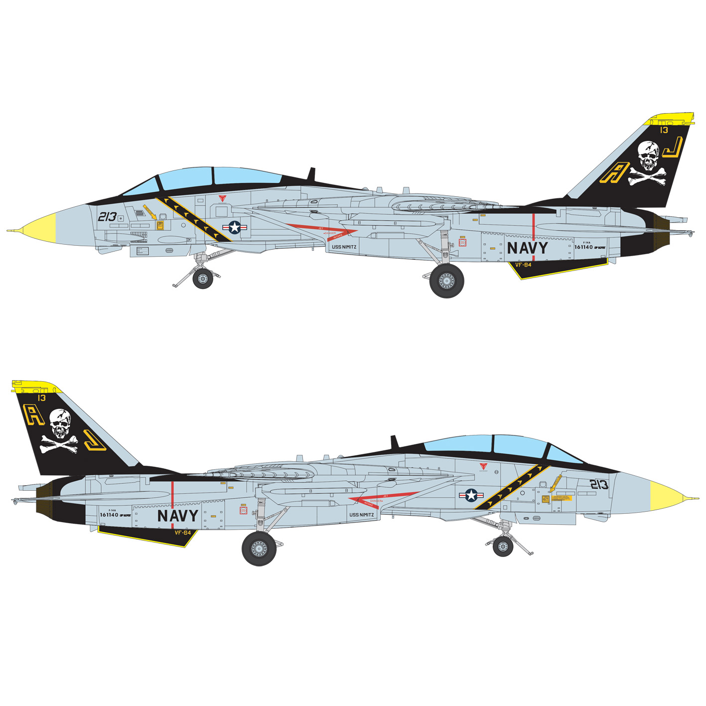 ☆1/72スケール・美品☆F-14Aトムキャット VF-84仕様 ☆1/72スケール