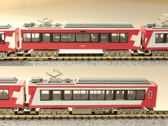 モデモ NT134 箱根登山鉄道2000形グレッシャーエクスプレス塗装3両