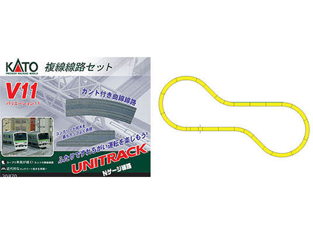 KATO V11 複線線路ｾｯﾄ | 鉄道模型・プラモデル・ラジコン・ガン