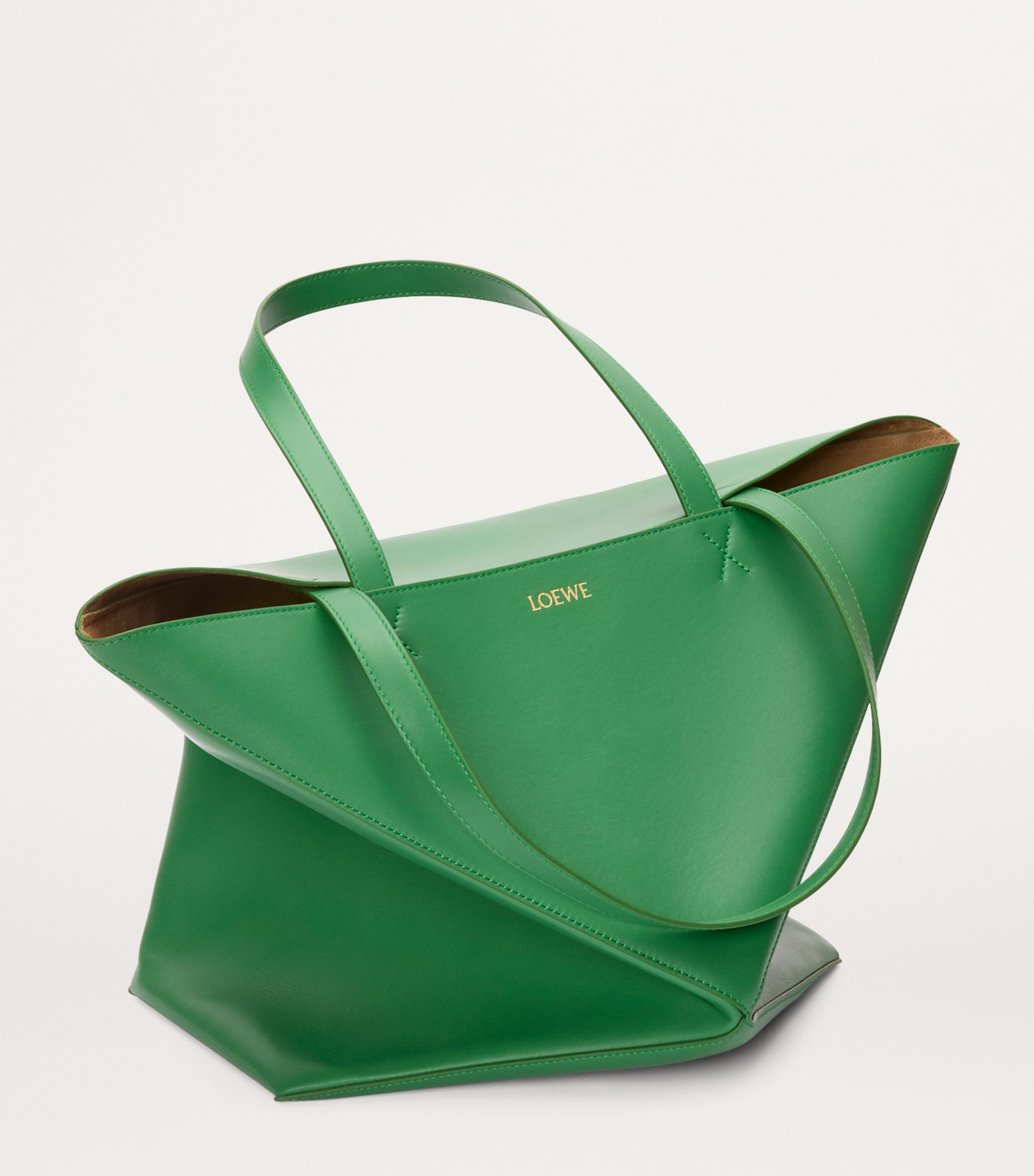 LOEWE Green Extra Large Leather Puzzle Fold Tote Bag | Harrods US