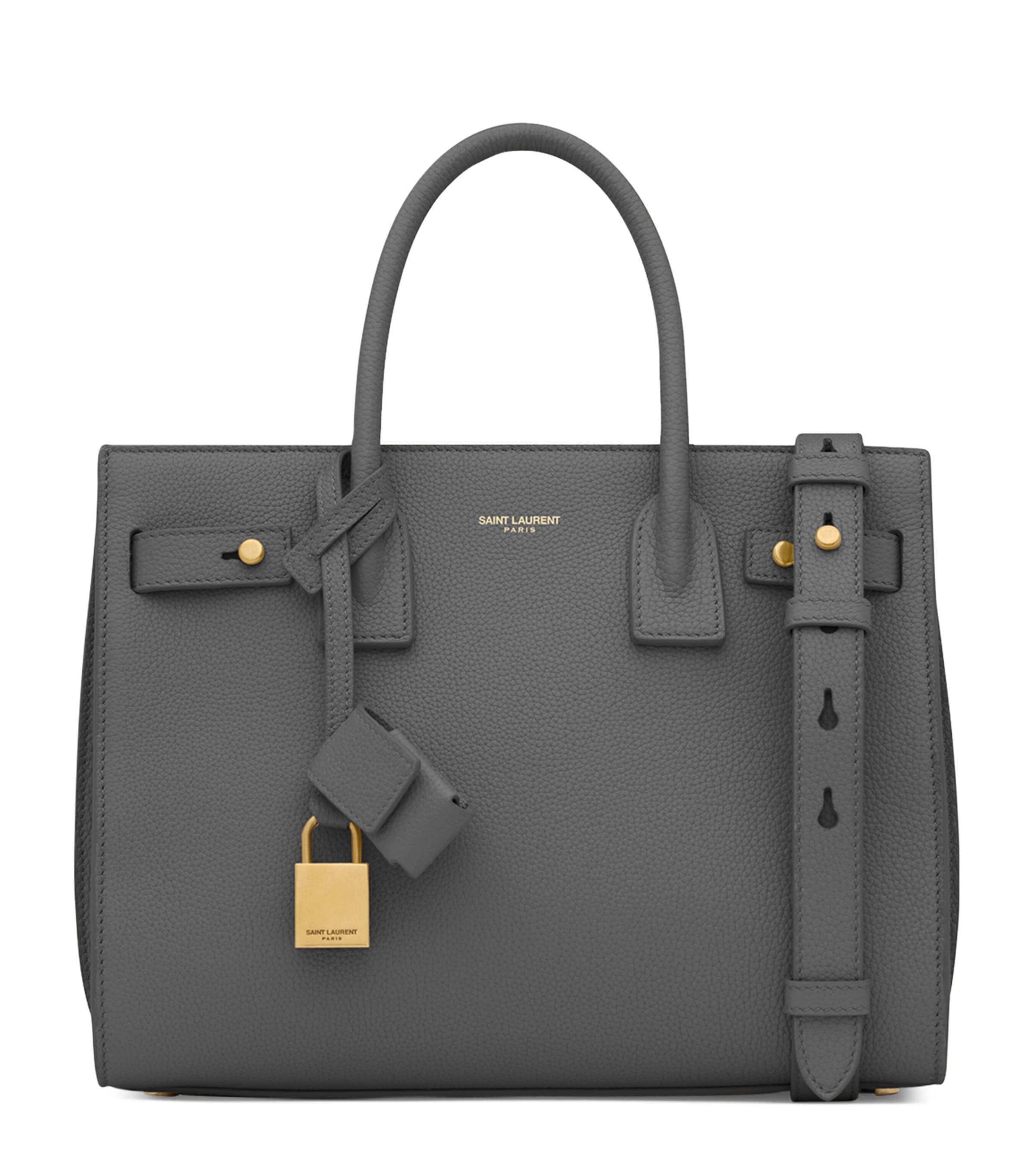 Saint Laurent Grey Sac de Jour Tote Bag | Harrods US