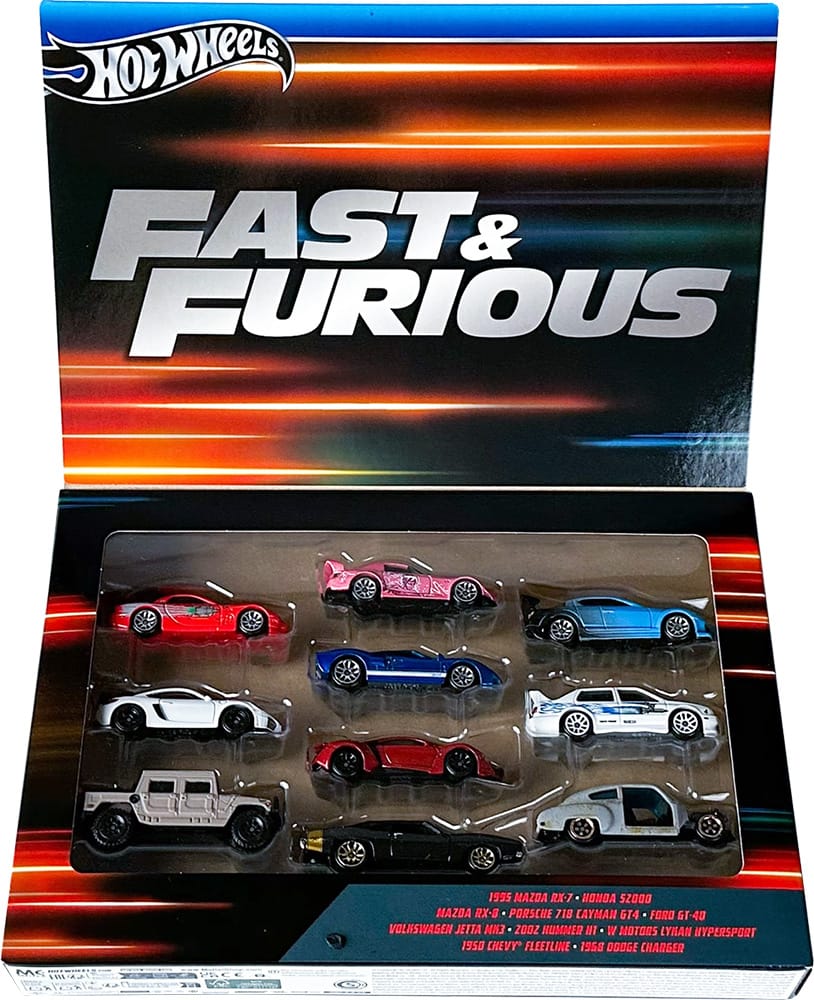 2024 Hot Wheels Fast & Furious 10-Car Box Set - Loose
