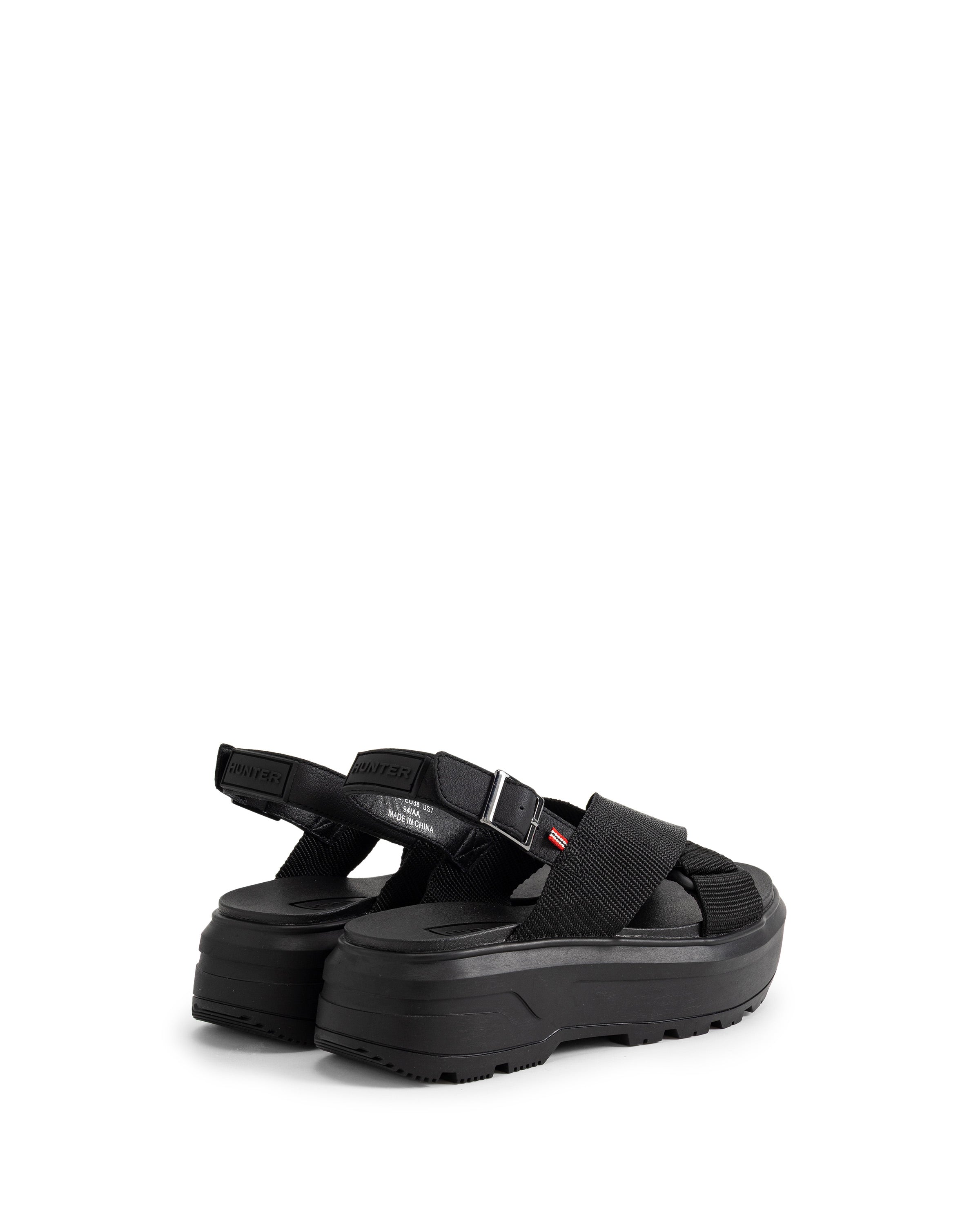 ユニセックス シティ リベル ウェビング クロスオーバー サンダル