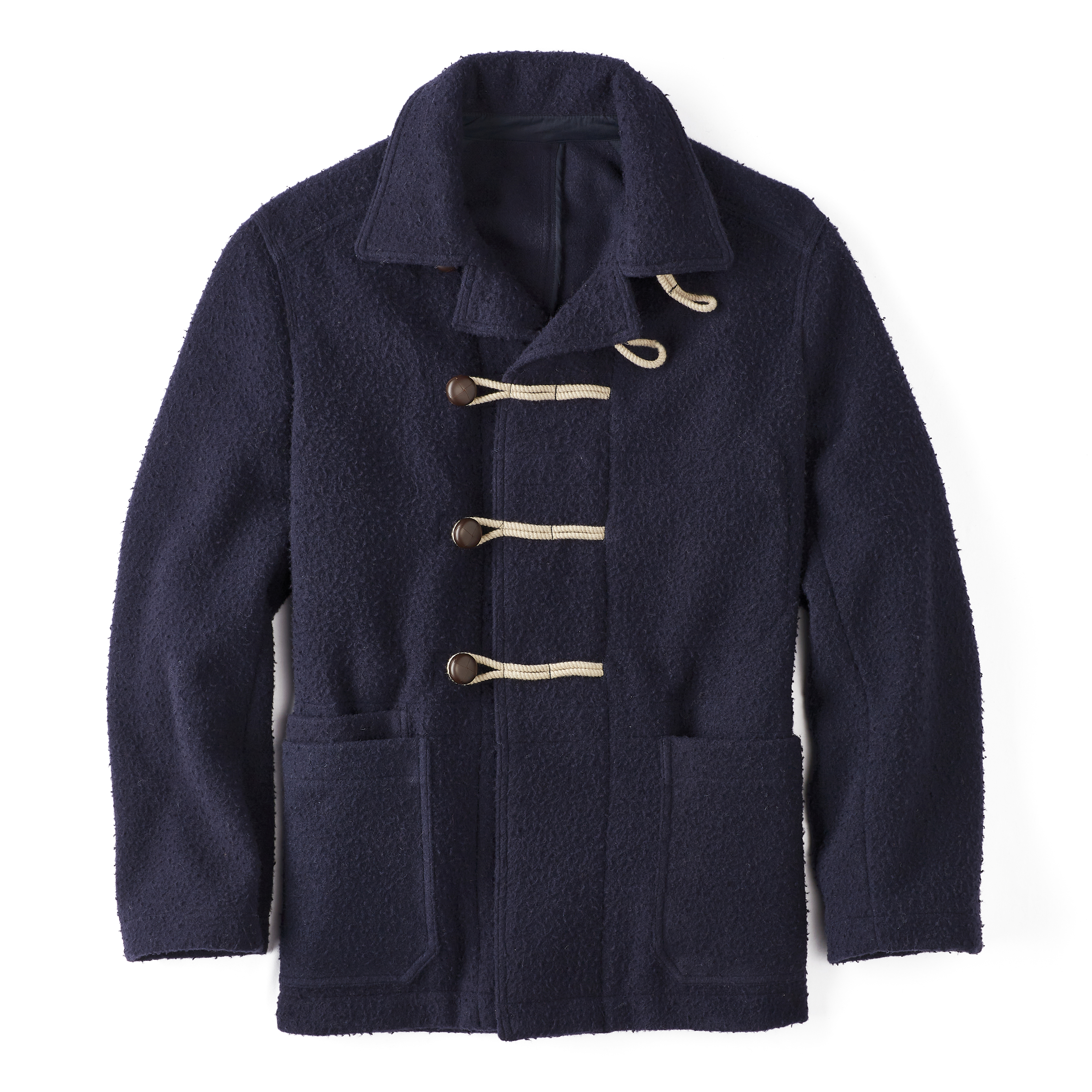Drake's Casentino Duffle Coat - Navy | Winter Jackets | Huckberry
