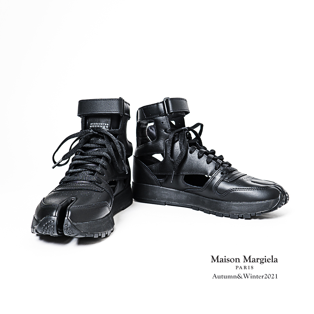 メゾンマルジェラ×リーボック “クラシックレザー タビ ハイ” | HUES