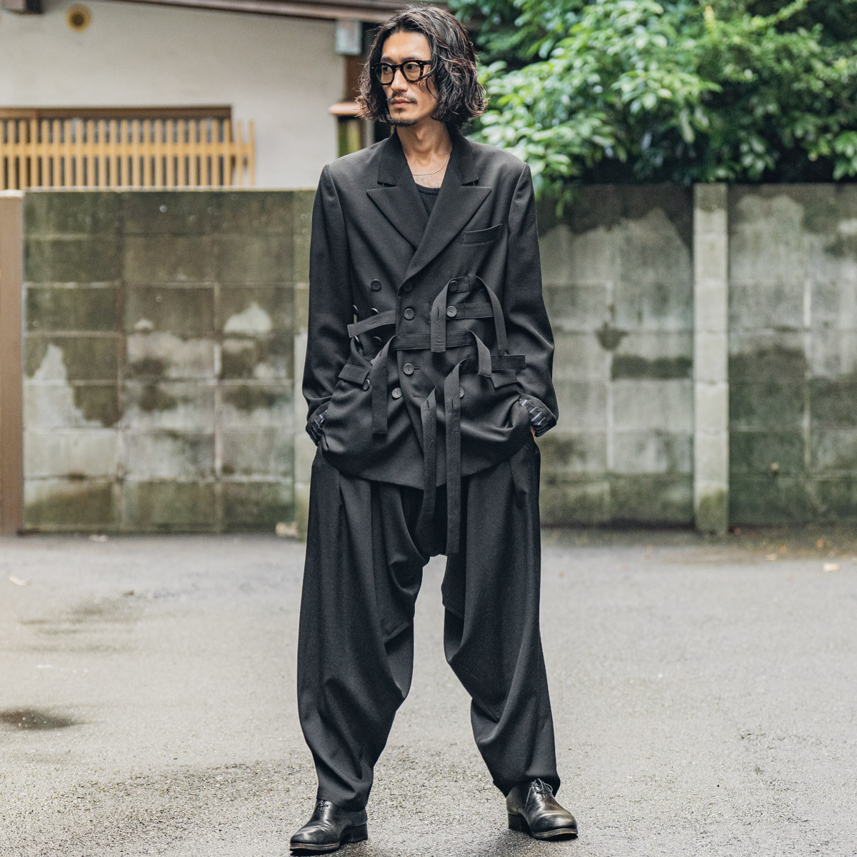 YOHJI YAMAMOTO 内ドレープパンツ | HUES 福岡セレクトショップ