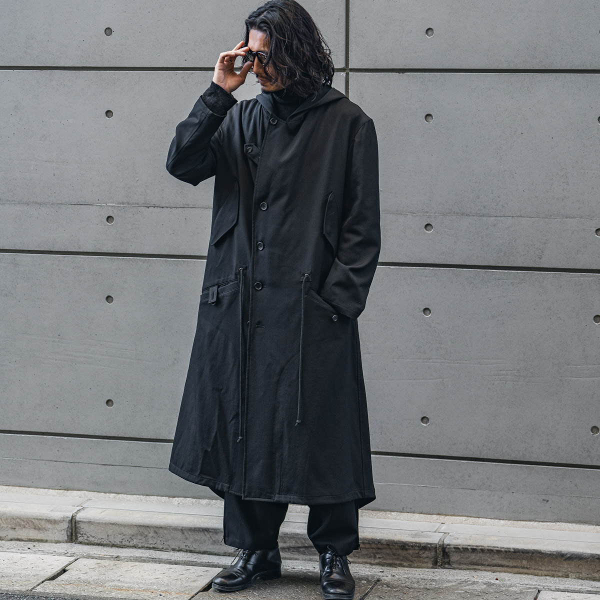 YOHJI YAMAMOTO HOOD PEAK MODS COAT | HUES 福岡セレクトショップ