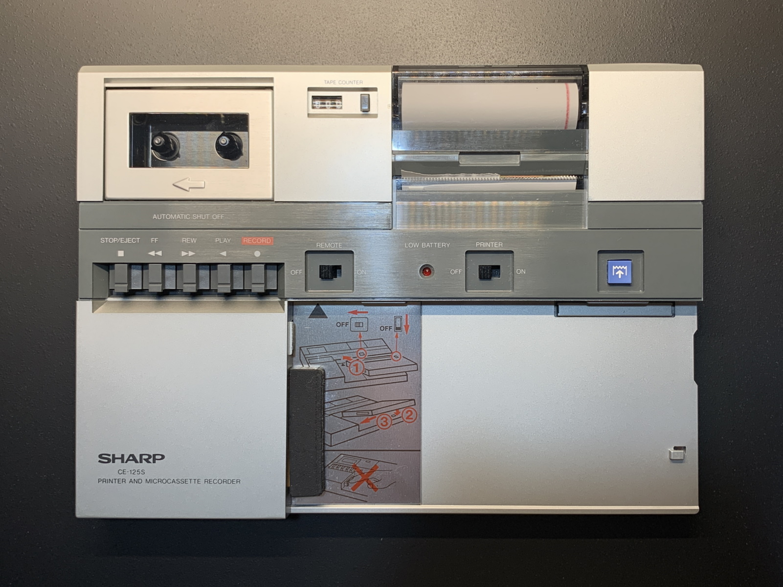 SHARP CE−126PとEA-1250P(1巻) SHARP CE-126P の使い方