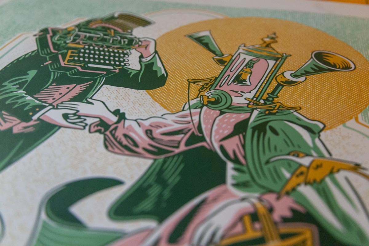 Brighter As We Rise Up Again” シルクスクリーン・ポスター – HTR Store