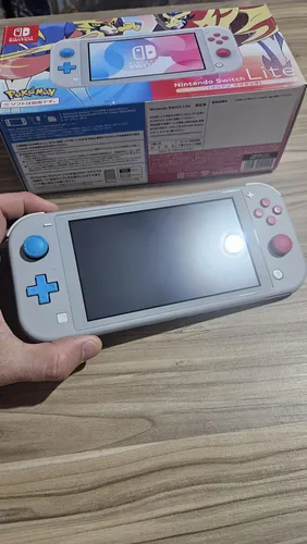 Nintendo Switch Lite Pokemon Edition Na Caixa Sem Manual Excelente