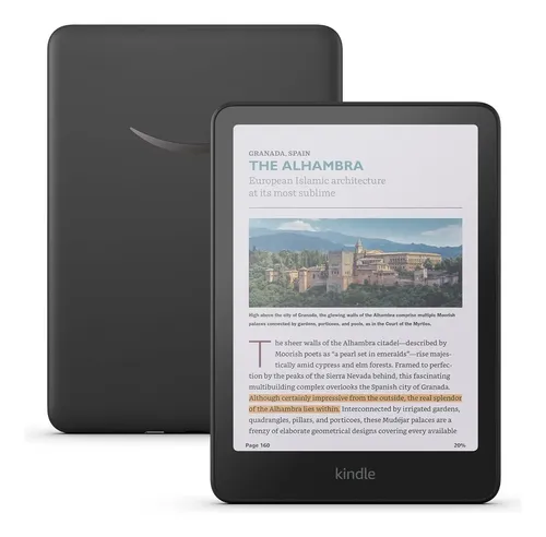 Amazon Kindle Colorsoft 16gb 2025 Leitor Eletrônico Colorido Preto