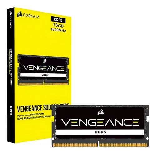 Memória Notebook 16gb Corsair Vengeance Ddr5 4800mhz Cl40 Pt
