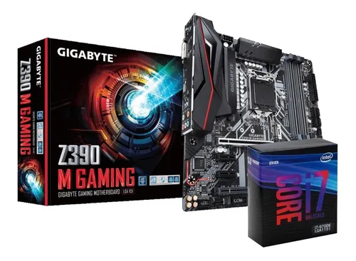 Kit Intel Core I7 9700k + Gibayte Z390m Gaming X | MercadoLivre
