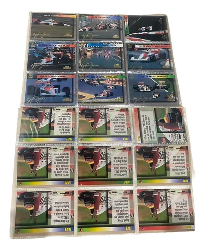 Álbum 120 Cards Senna Perfil De Um Herói Ayrton Senna 1995