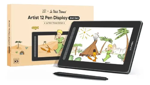 Tablet XP-Pen Artist 12 2ª Geração Com Tela 8192 Níveis de Pressão