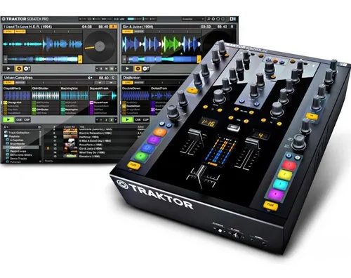 Mixer Traktor Kontrol Z2 Acompanha Cds Timecode Native Inst