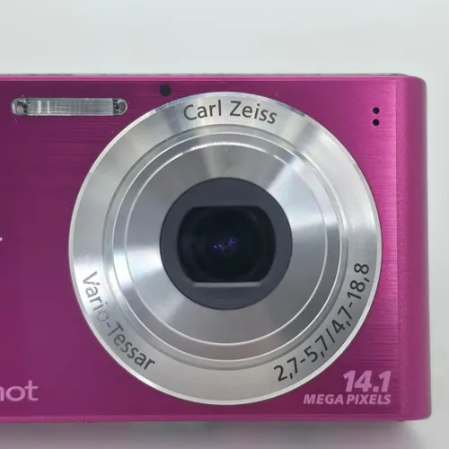 Câmera Digital Sony Cyber Shot 14.1 Mega Pixels Cybershot Rosa