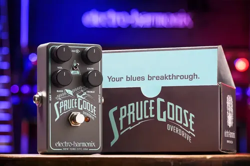 Pedal Overdrive Electro-Harmonix Spruce Goose para Guitarra com