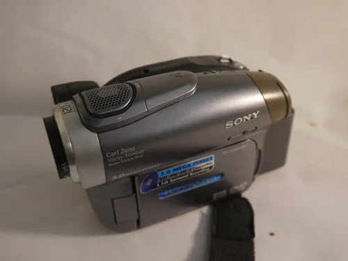 Filmadora De Vídeo Sony Handycam Dcr-dvd403 Dvd Funcionando Cinza