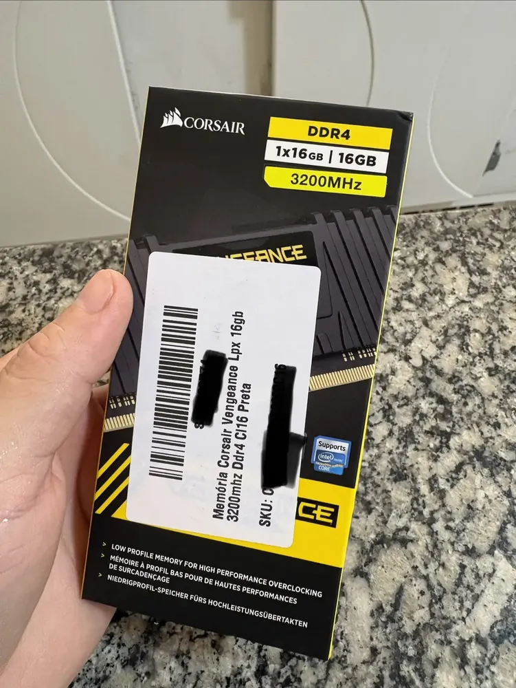 Memória Corsair Vengeance Lpx 16gb 3200mhz Ddr4 Cl16 Preta | Frete